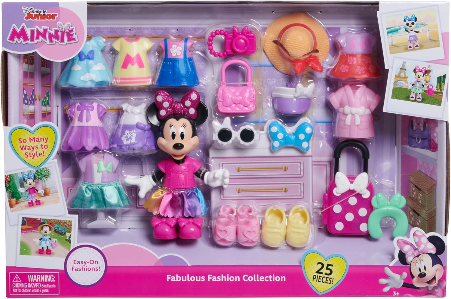 Disney Junior Minnie Glitter & Glam Pet Fashion Set 88189 - Colorland Toys