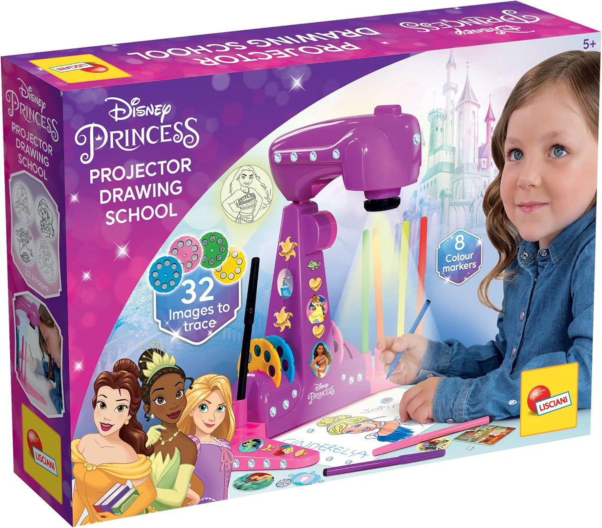 Lisciani Princess Projector Drawing School 92956