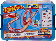Hot Wheels Track Builder Fire-Themed Track Set HMC04