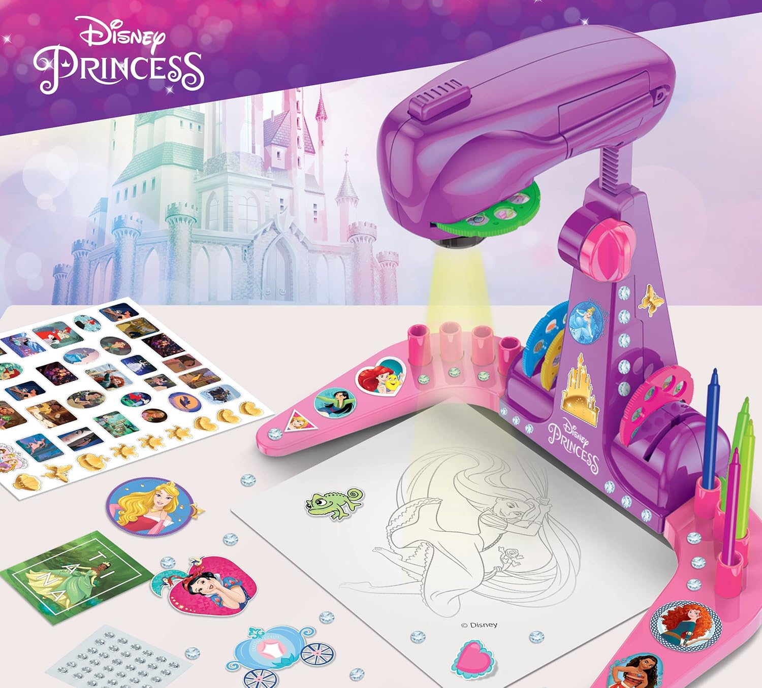 Lisciani Princess Projector Drawing School 92956