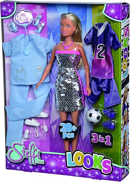 Steffi Love 3-in-1 Looks Doll 29cm 105733581 - Colorland Toys