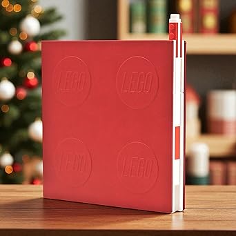 LEGO IQ Locking Notebook With Gel Pen Red IQ-53564 - Colorland Toys