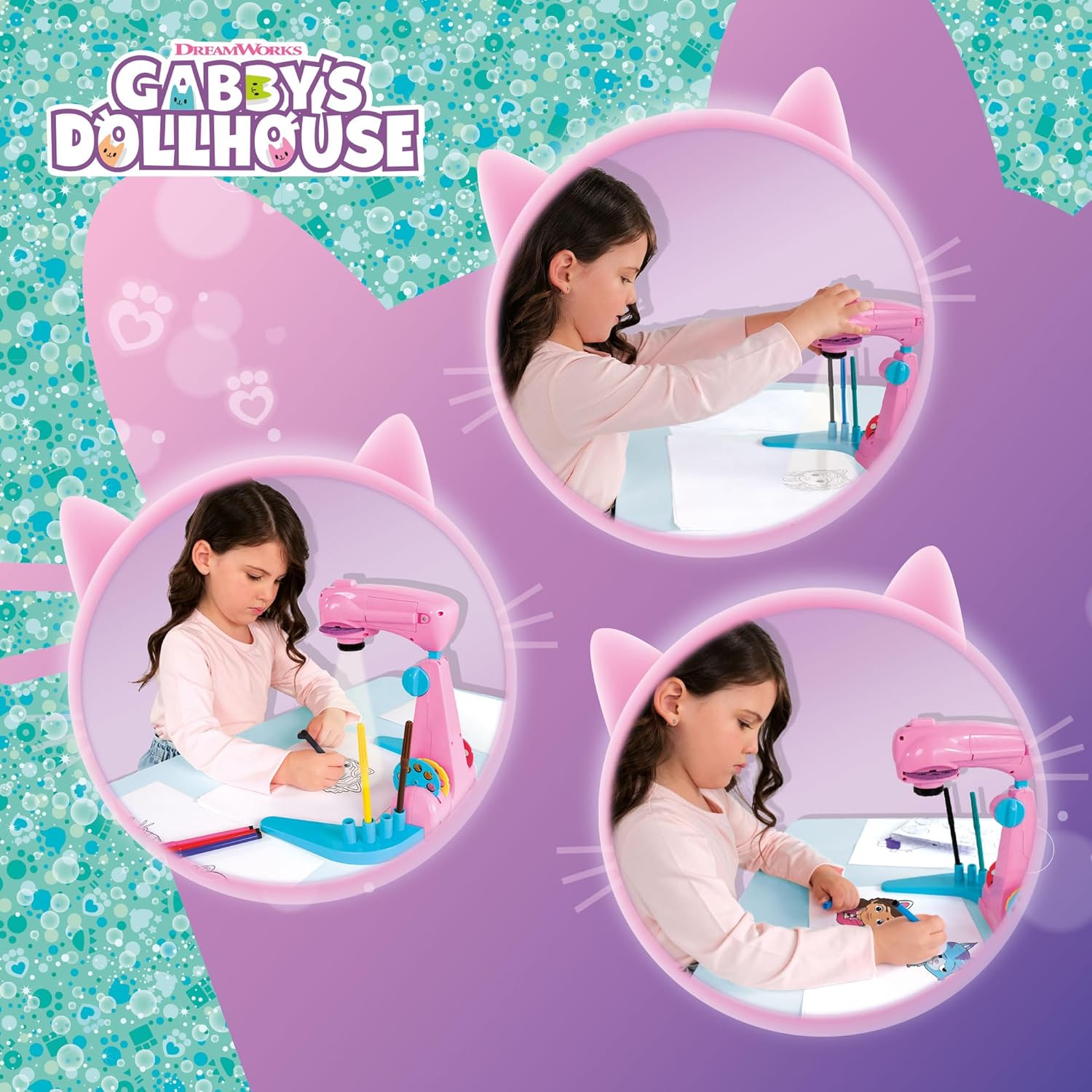 Lisciani Gabby's Dollhouse Projector Drawing School 106936