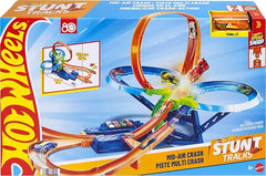 Hot Wheels Stunt Tracks Mid-Air Crash JFD12