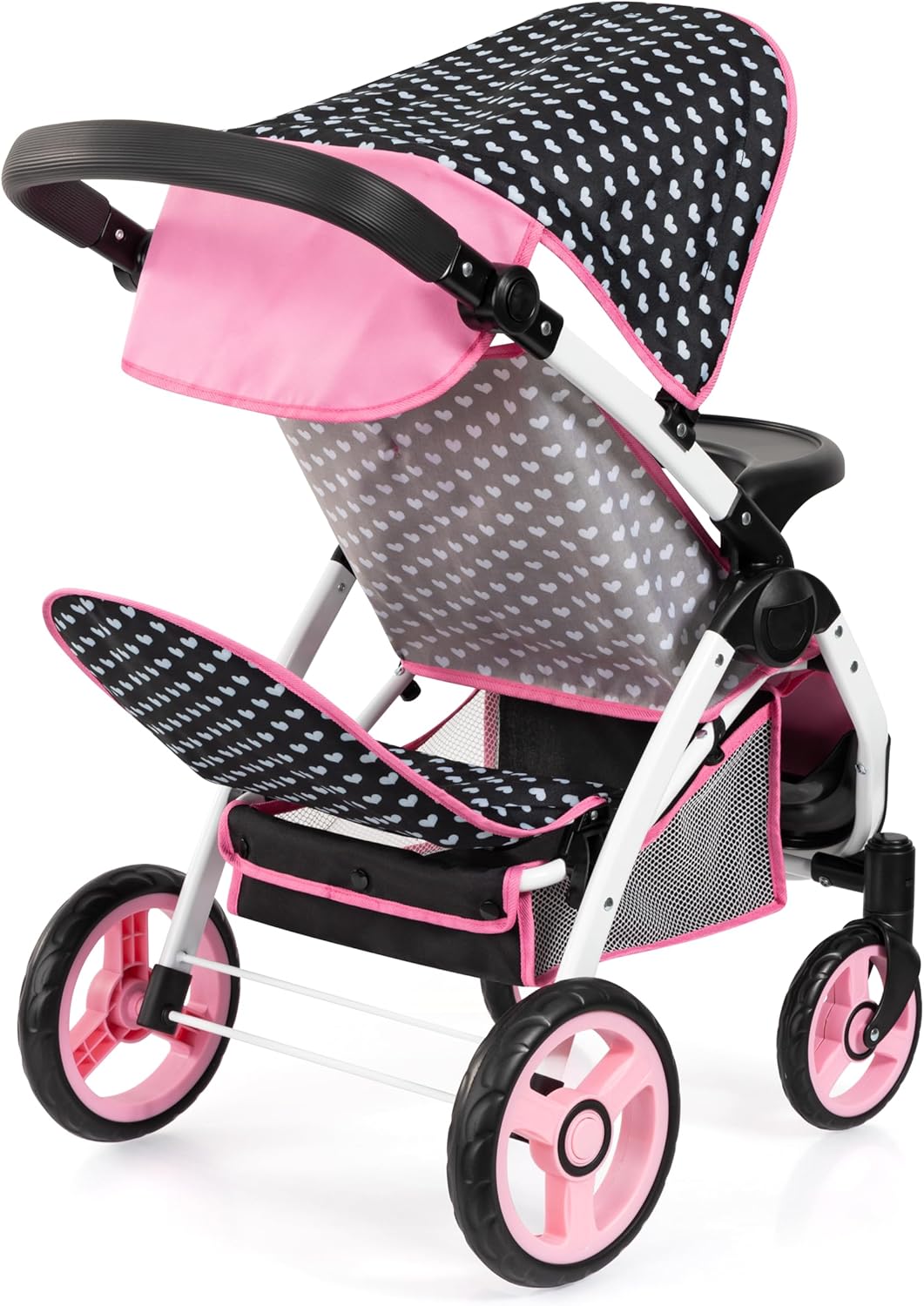 New Twin Pram With Bag 39460AA - Colorland Toys