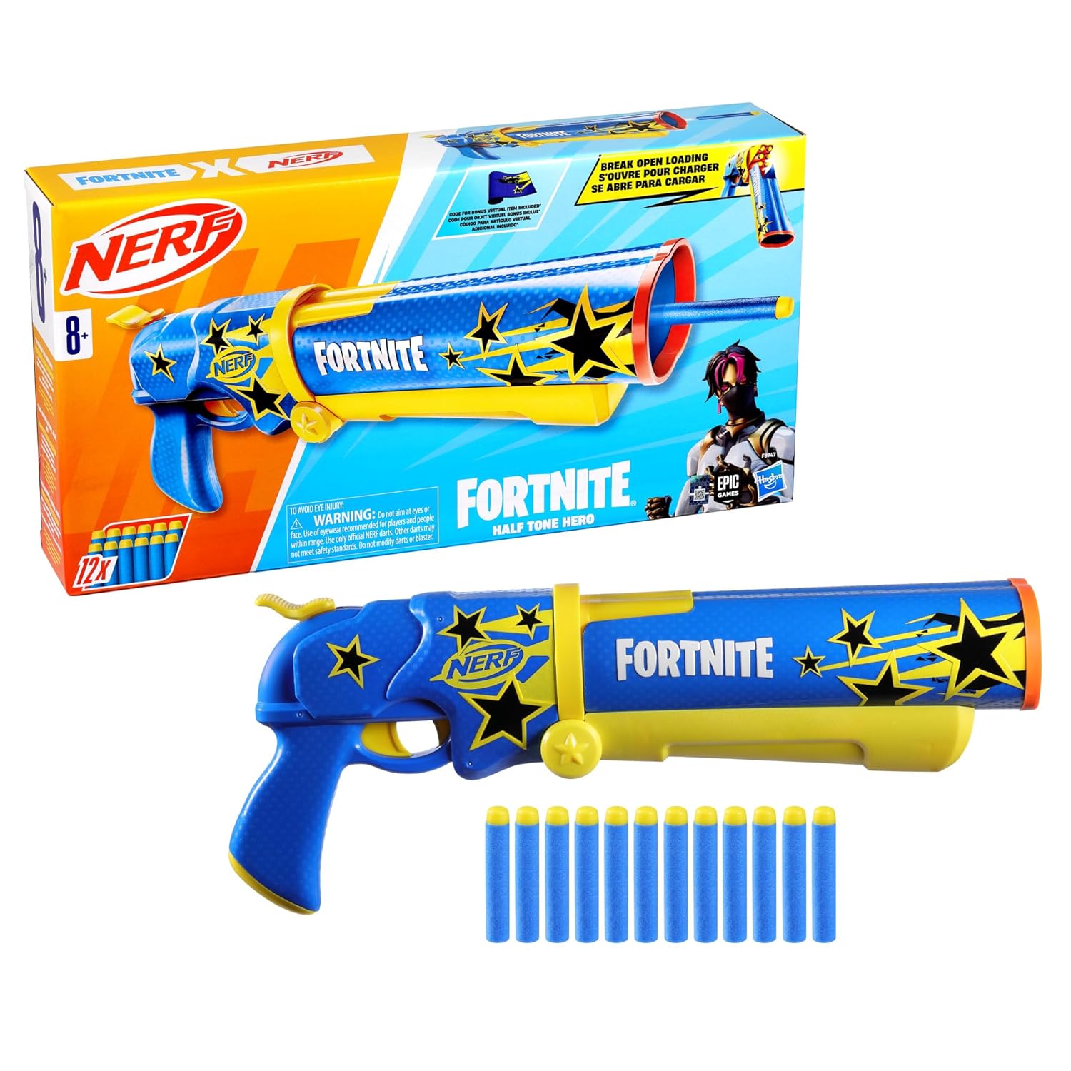 Hasbro Nerf Fortnite Half Tone Hero F8947 - Colorland Toys