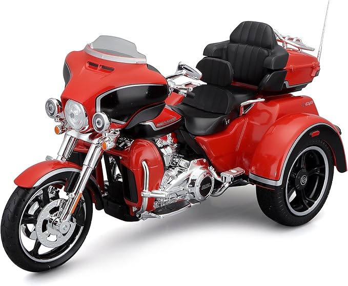 Maisto 1:12 Harley Davidson Trikes Orange/Black 32337 OG