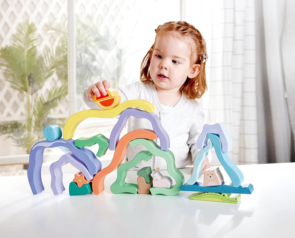 Hape Nature Scene Stacking Blocks E0499 - Colorland Toys
