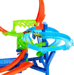 Hot Wheels Stunt Tracks Mid-Air Crash JFD12