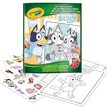 Crayola Color & Sticker - Bluey