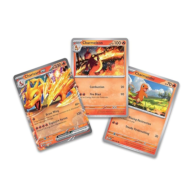 بوكيمون TCG: مجموعة Charizard EX فائقة الجودة