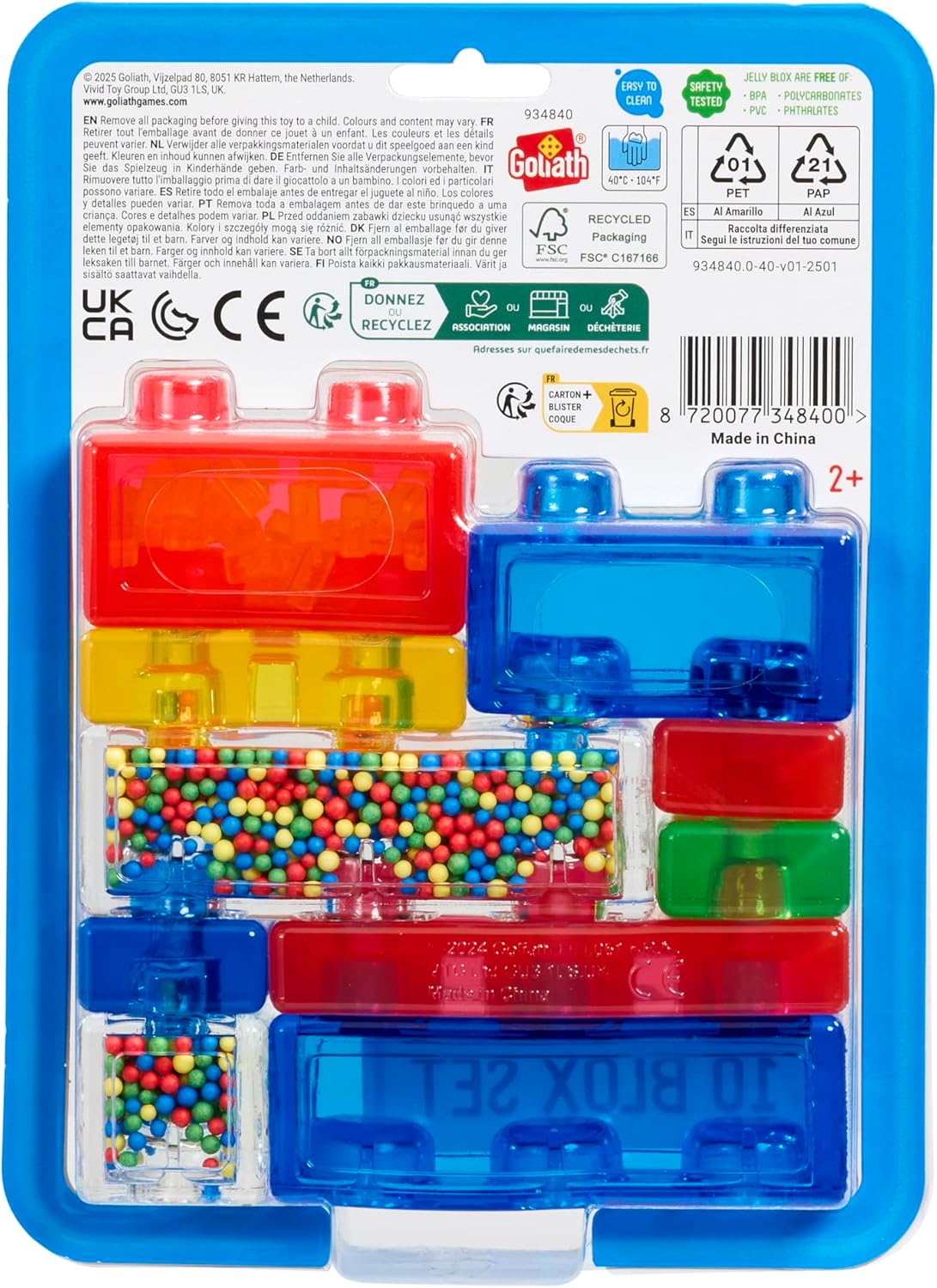 Goliath Jelly Blox 10-Piece Sensory Building Set - Colorland Toys