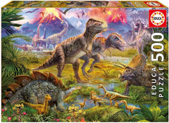 Educa Dinosaur Gathering Jigsaw Puzzle 500 Pieces 15969 - Colorland Toys