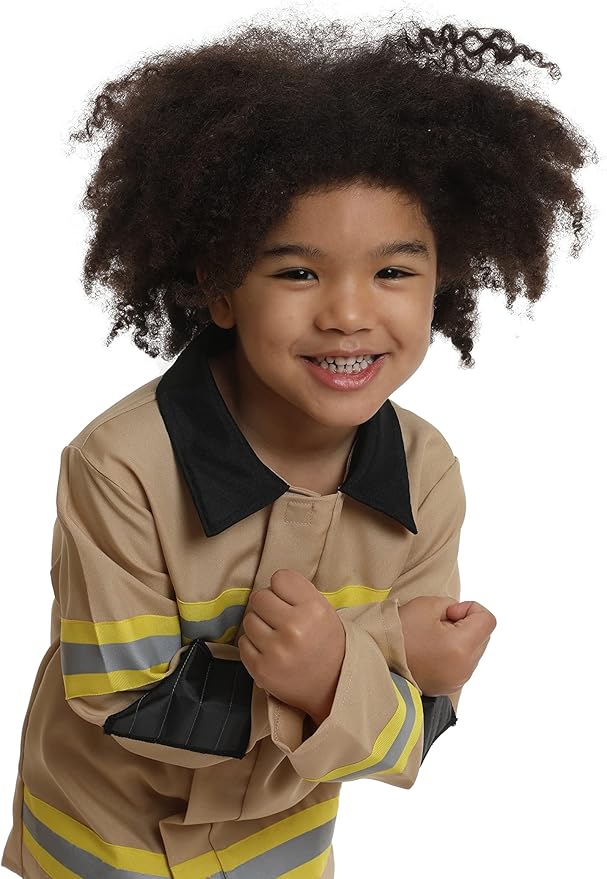 Rubies Fire Fighter Tan Costume Medium 83344-M