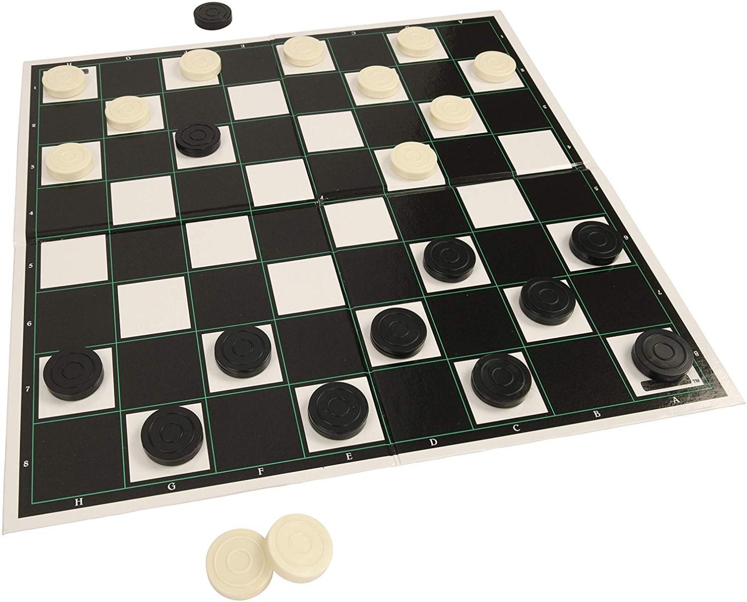 Traditional Games Draughts Set Board Game - Colorland Toys