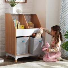 Mid-Century Kid Bin Storage Unit - Colorland Toys
