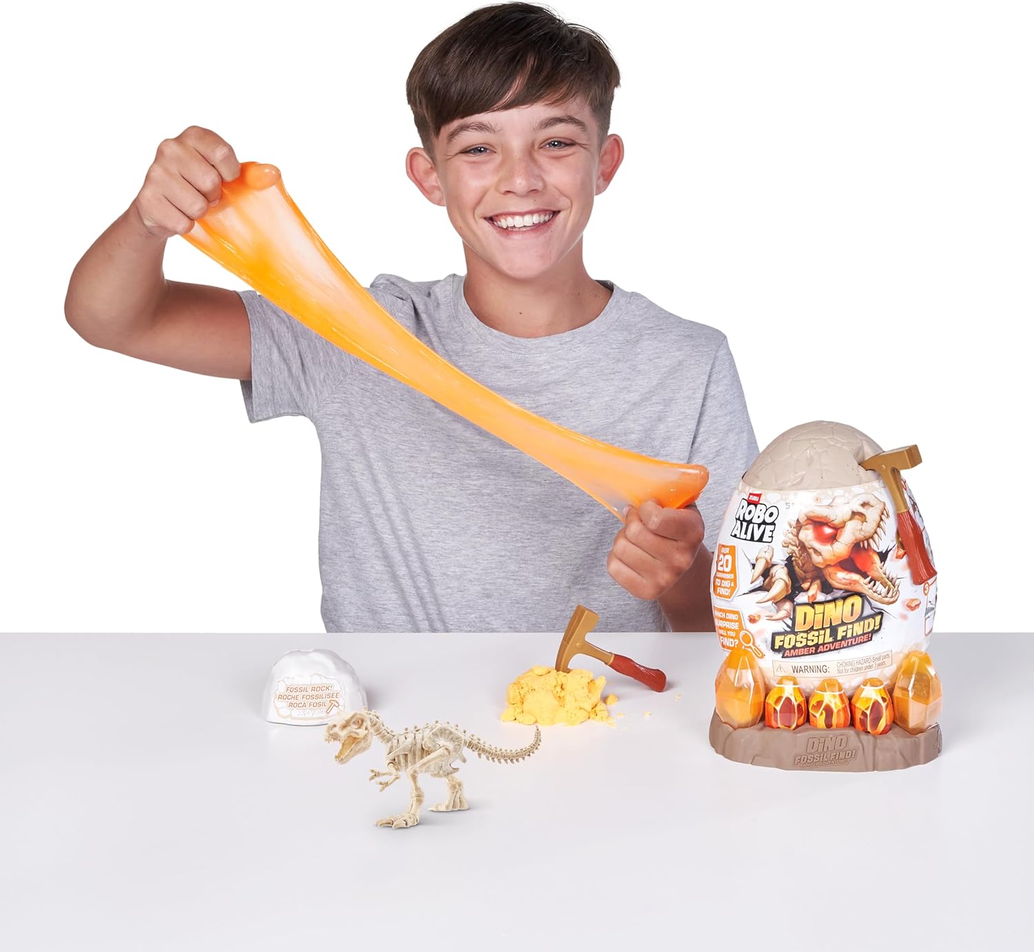 Zuru Robo Alive Fossil Find Amber Adventure 71153
