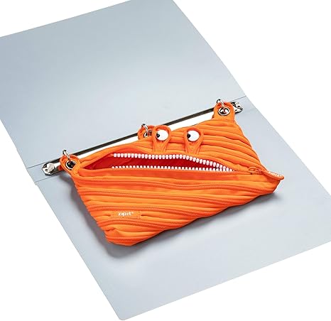 ZIPIT Neon Jumbo Pencil Case – Orange ZTJ-NN - Colorland Toys