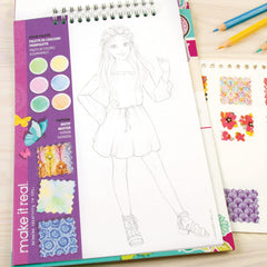 Make It Real Fashion Design Sketchbook Blooming Creativity 3202