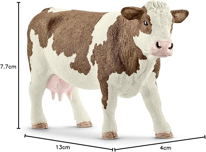 Schleich Simmental Cow 13801 - Colorland Toys
