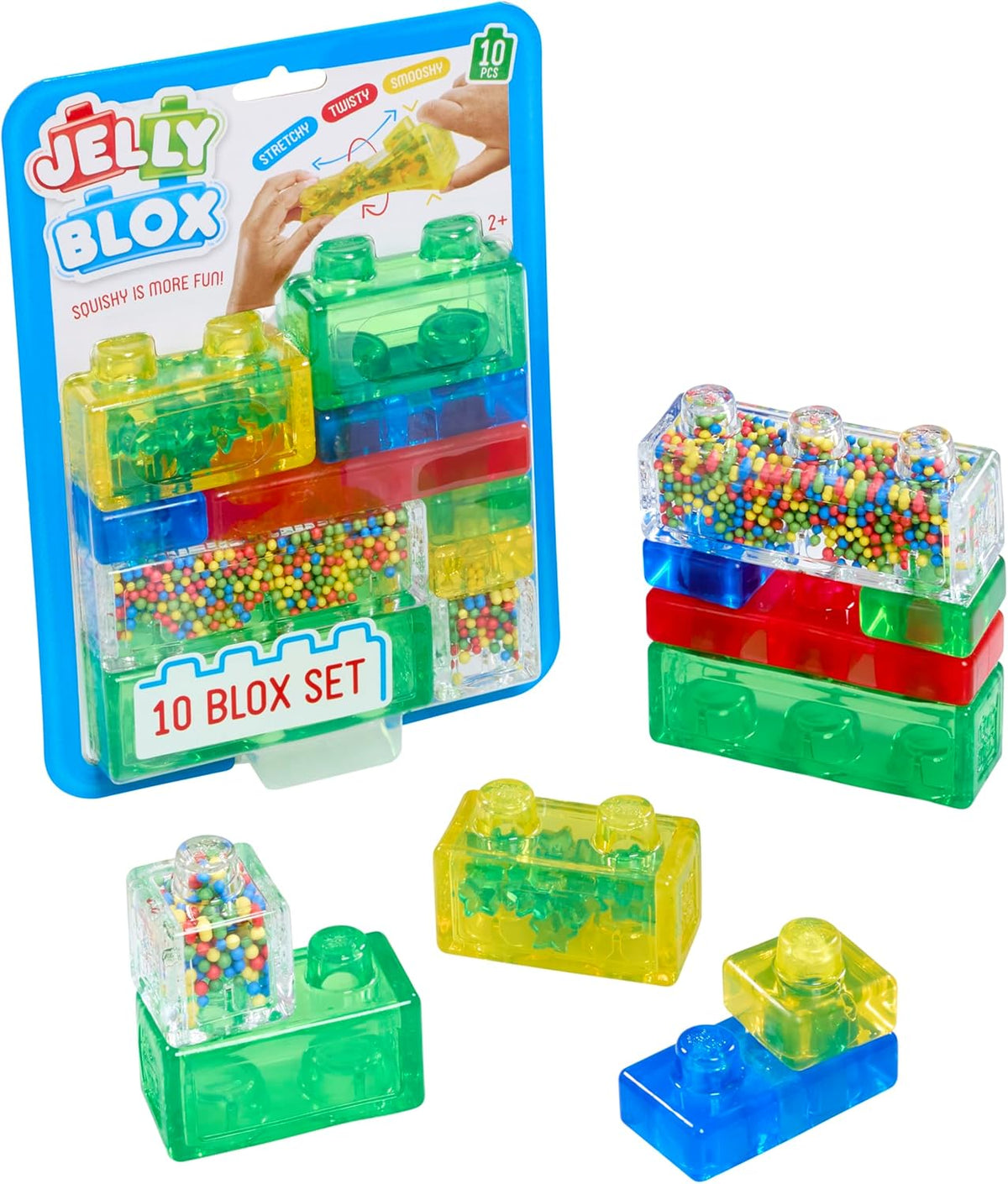 Goliath Jelly Blox 10-Piece Sensory Building Set - Colorland Toys