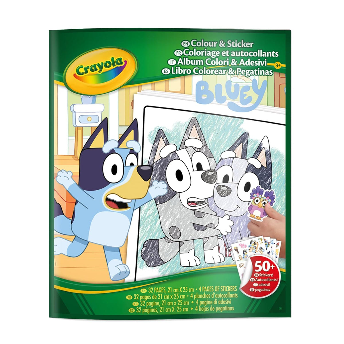 Crayola Color & Sticker - Bluey