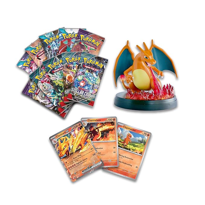 بوكيمون TCG: مجموعة Charizard EX فائقة الجودة