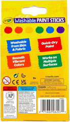 Crayola Classic Colors Washable Paint Sticks 6 count
