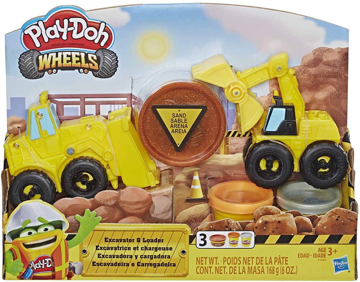 Play-Doh Wheels Excavator & Loader Toy - E4294 - Colorland Toys