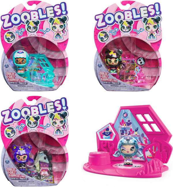 Zoobles Z-Girlz & Happitat 1-pack 6061365
