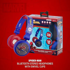 Marvel Spiderman Bluetooth Headphones With Swivel Cups MV-9966-SM2
