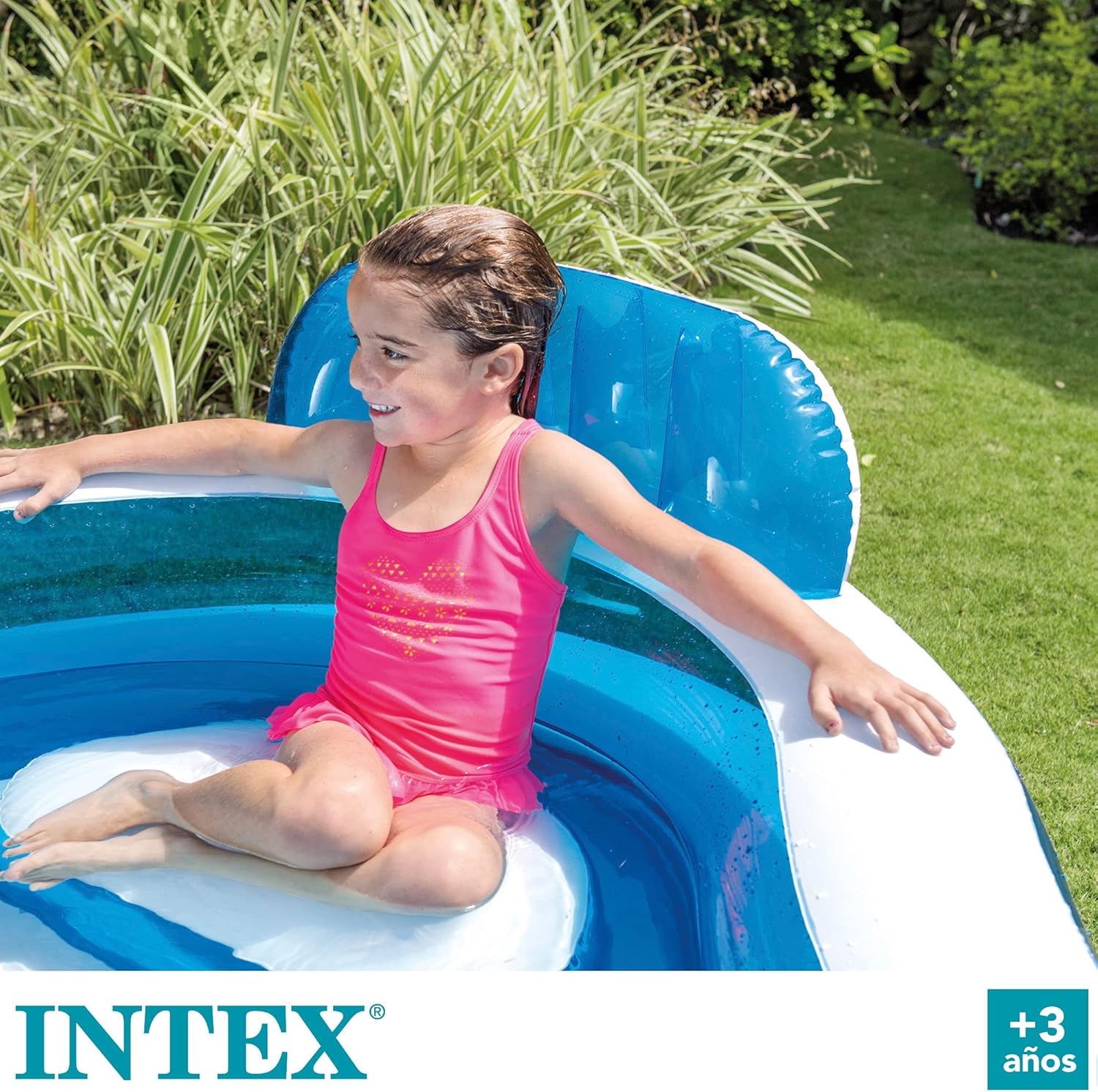 Intex Swim Center Family Lounge Pool 2.29mx2.29mx66cm 56475