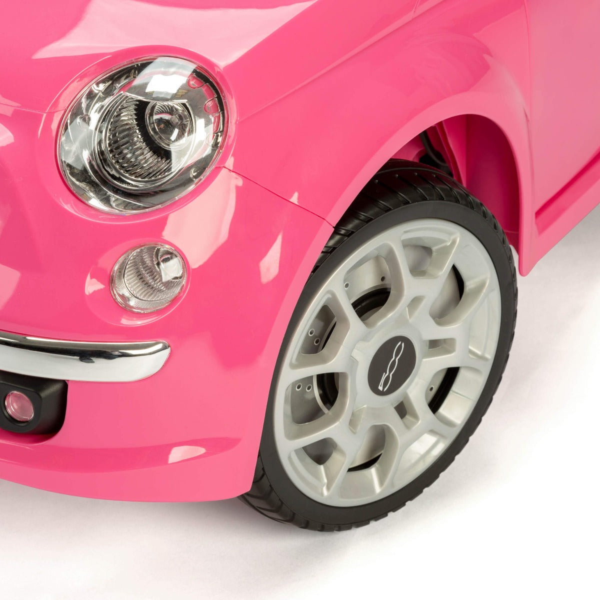 FIAT 500 Pushing Car Pink 3622 - Colorland Toys