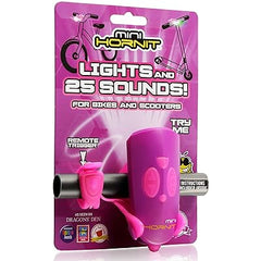 Mini Hornit Bike Light & Horn Pink and Purple 7575PUPI - Colorland Toys