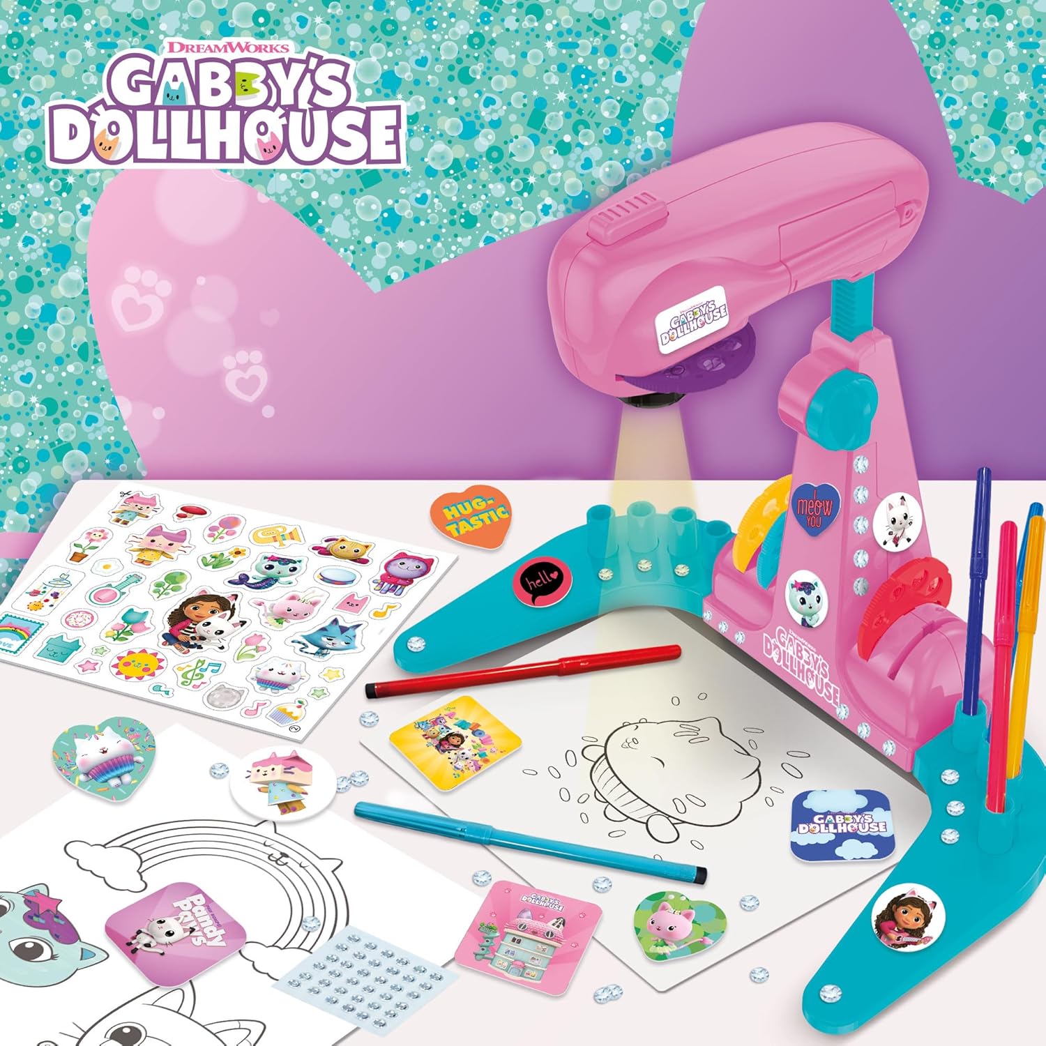 Lisciani Gabby's Dollhouse Projector Drawing School 106936