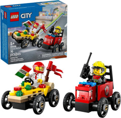 LEGO Pizza VS Fire Truck Race Car Pack 6526294/60458