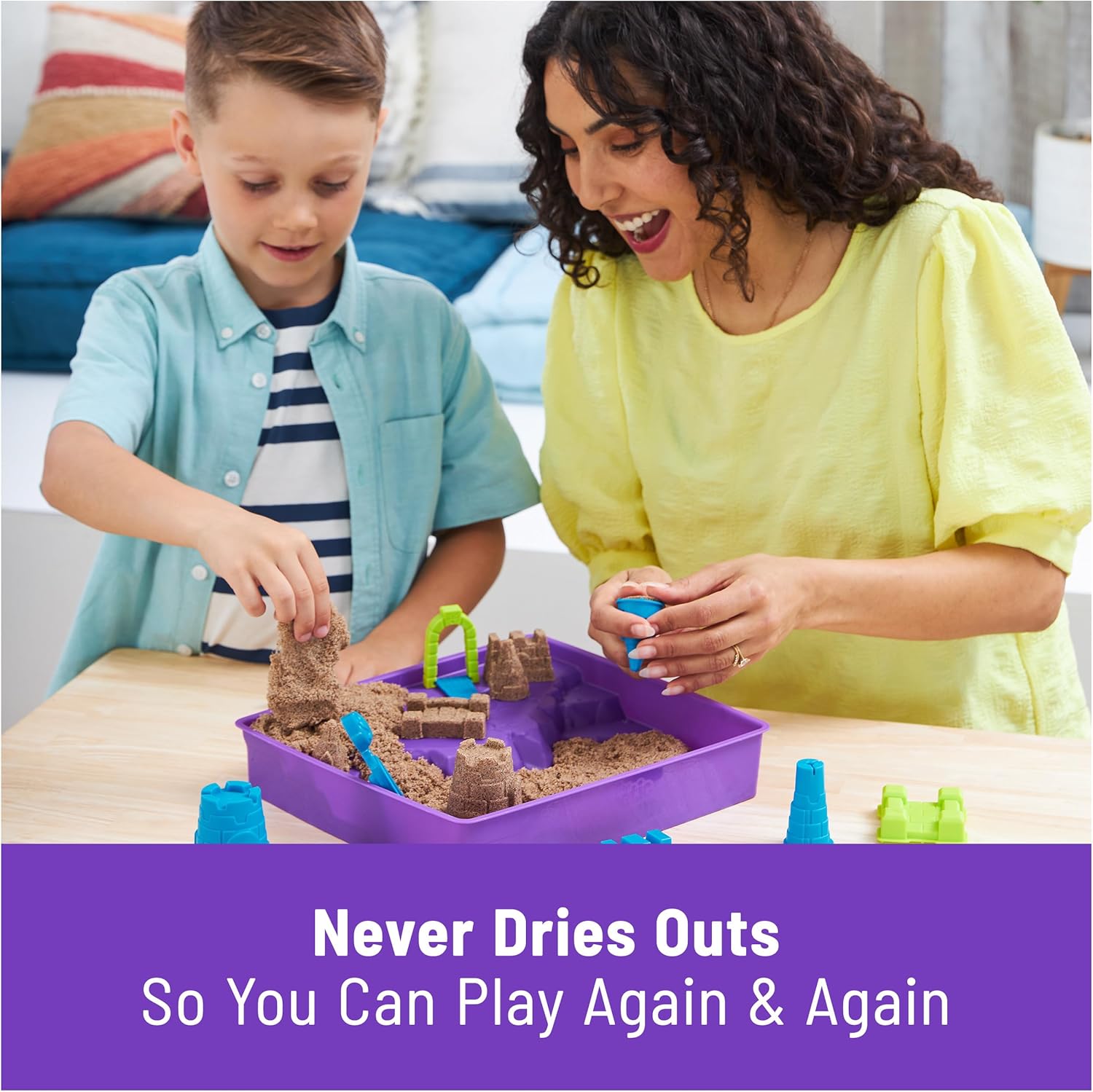 Kinetic Sand Deluxe Castle Playset - Colorland Toys