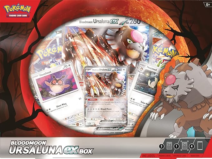 Pokemon TCG Bloodmoon Ursaluna EX Box 290-85881 - Colorland Toys