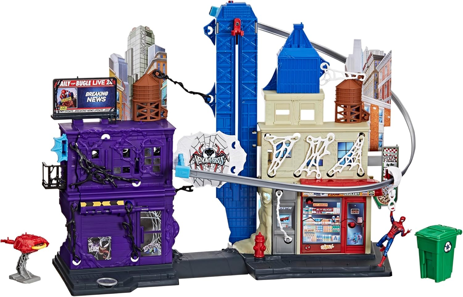 Spiderman 4-In Venomversus Web City G0737 - Colorland Toys