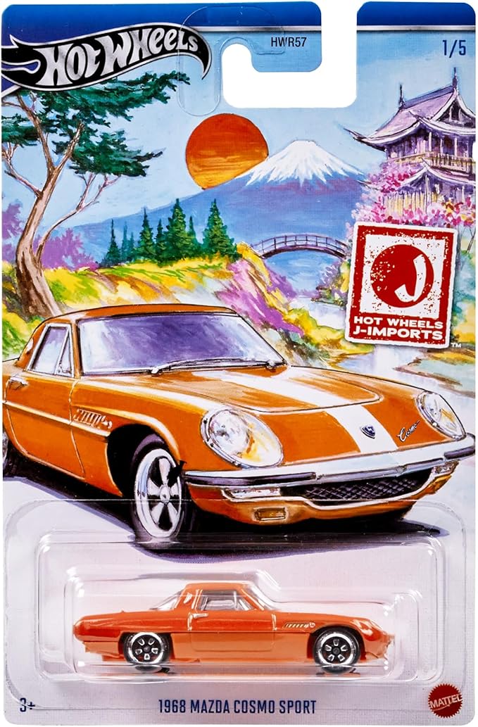 Hot Wheels Themed Auto J-Imports - 1968 Mazda Cosmo Sport HRT00/HWR57