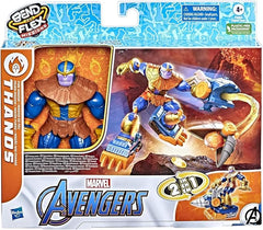 Marvel Avengers: Iron Patriot vs Thanos Bend and Flex Action E9197