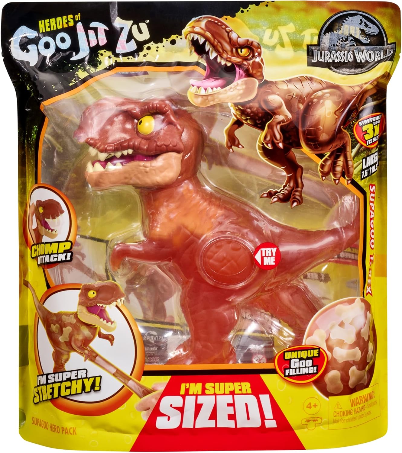 Heroes Of Goo Jit Zu Jurassic World S2 Supagoo T-Rex 41307 - Colorland Toys