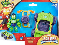 Marvel Iron Man And His Awesome Friends Vehicle And Figure - Iron Hulk G1472