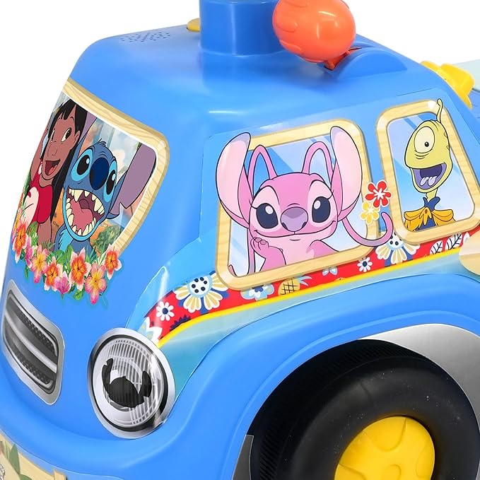 Kiddieland Lights N Sounds Stitch Adventure Ride On 64022