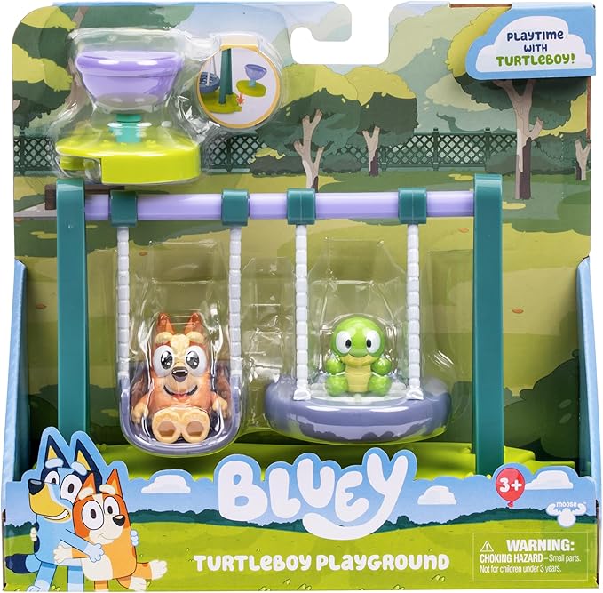 Bluey Series-12 Mini Playset Turtle Boy Playground 17978 - Colorland Toys