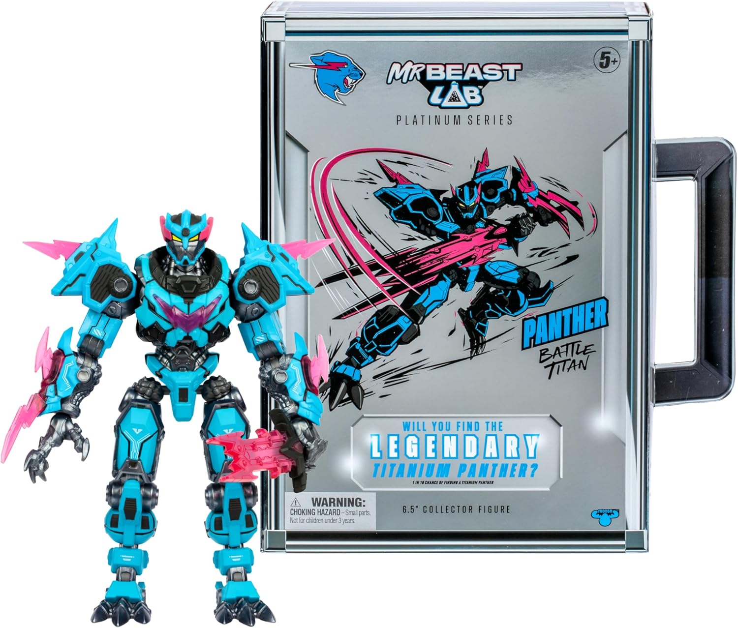 Mrbeast Lab Platinum Series Collector Figure Panther 24807 - Colorland Toys
