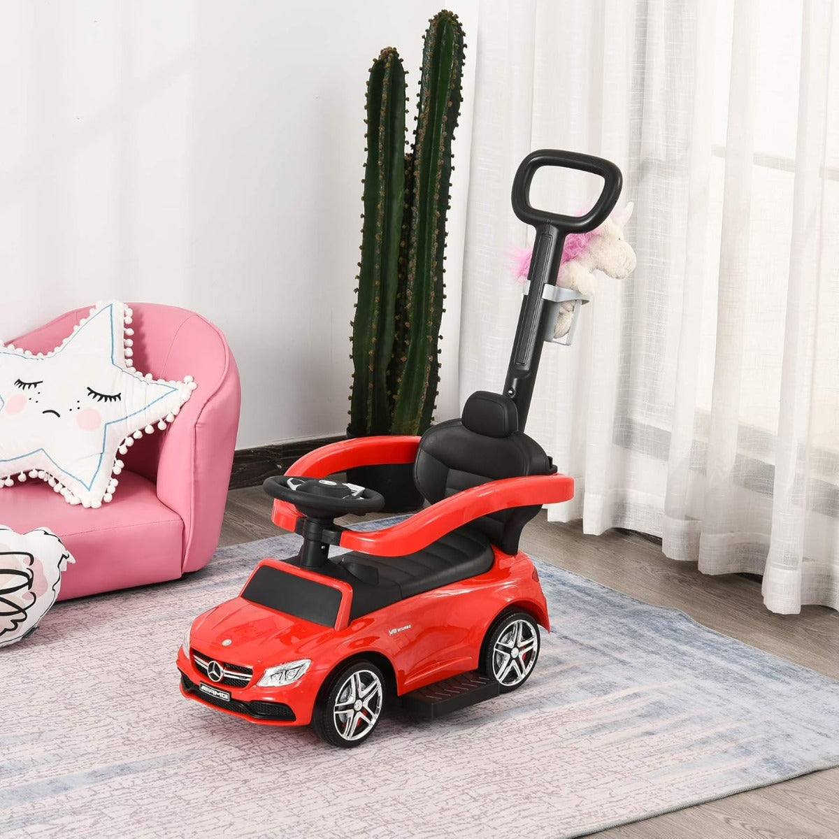Mercedes-Benz Pushing Car Red 3288 - Colorland Toys