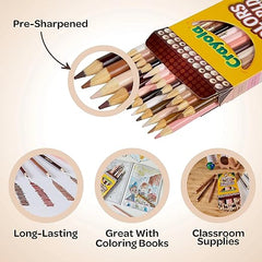 Crayola Colors Of The World 24ct Pencils CY68-4607