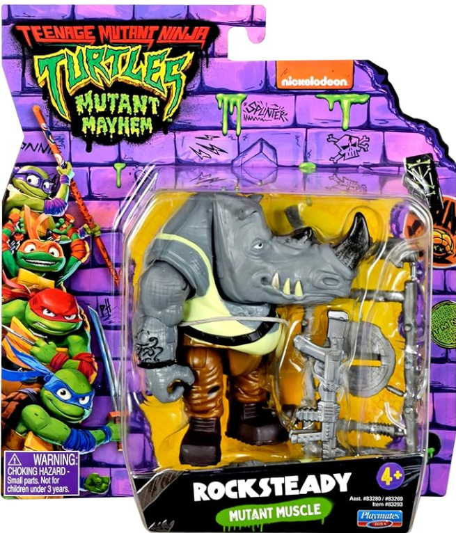 [83293] Teenage Mutant Ninja Turtles Action Figure - Rocksteady 83293 — image 1