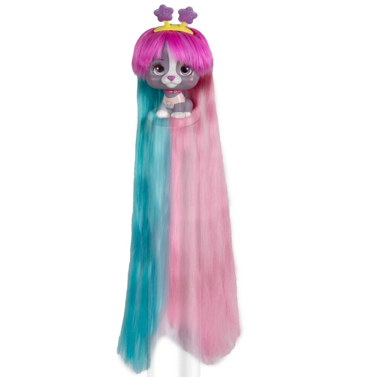 VIP Pets S1 Mousse Bottle Surprise Hair Reveal Doll Assorted 711709 - Colorland Toys